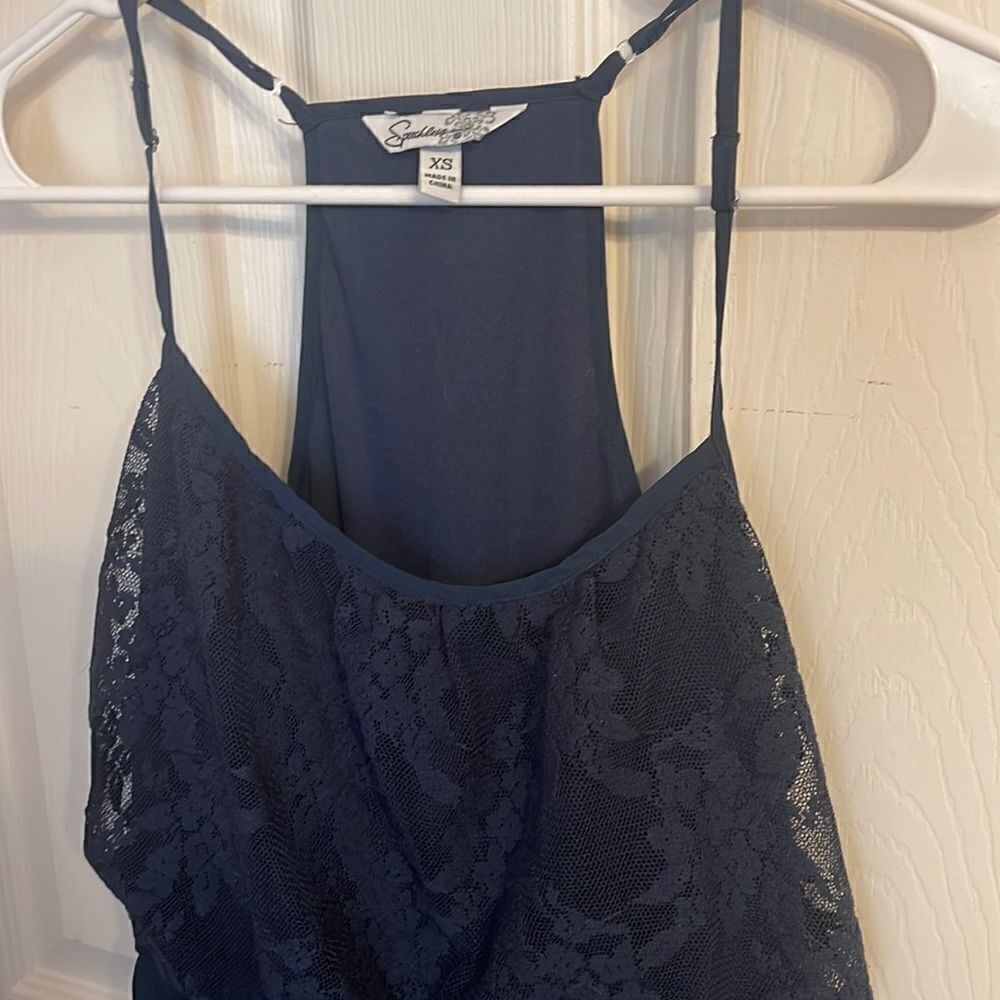 Speechless sleeveless Dress EUC. Xsmall blue